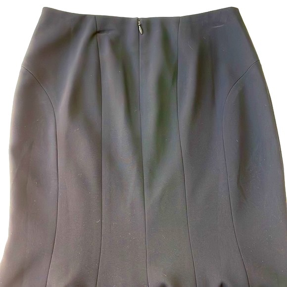 Ann Taylor Black Flare Skirt, Fully Lined, Size 4P - Picture 9 of 11